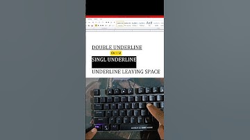 Drow Perfect Lines Instantly in MS Word with One Shortcut! #MSWordTips #line #keyboard #tips #tricks