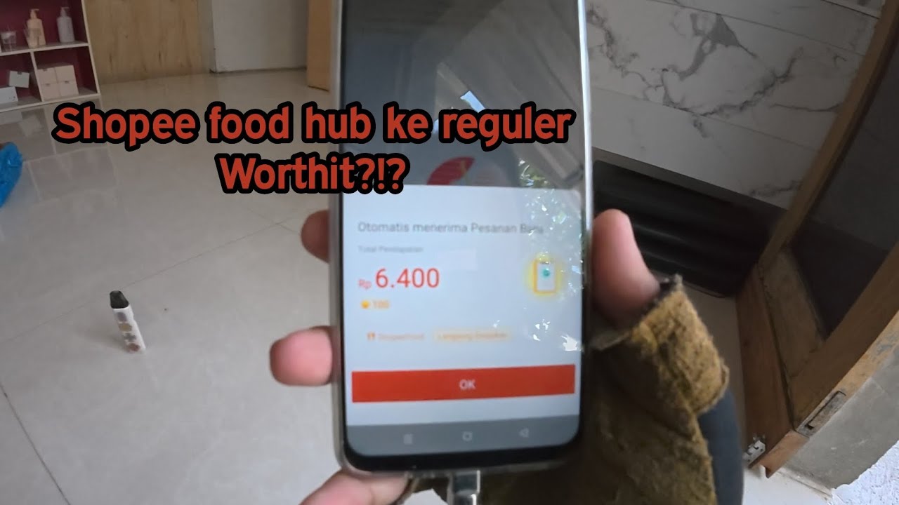 Ternyata gini hijrah shopee food hub ke reguler #1 || nyobain hub ke reguler, beratttt.