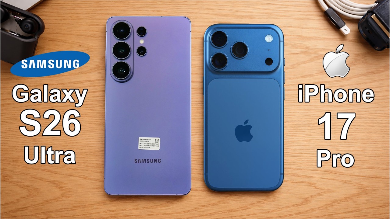 Galaxy S26 Ultra Vs iPhone 17 Pro Speed Test | Camera Test !