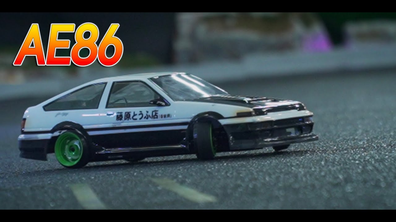 initial D - AE86 Tofu car 드디어 드하에 잠깐 - YouTube