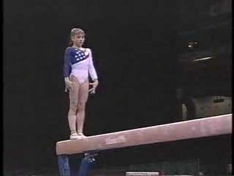 Dominique Moceanu - 1996 Olympics Team Optionals - Balance Beam