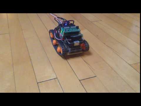 PyPiBot: with distance sensor