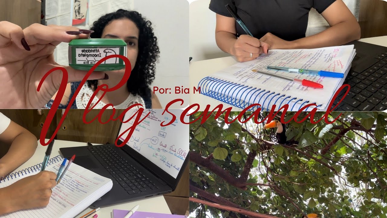 VLOG SEMANAL | TRABALHO,ESTUDOS E ALGUMAS AVENTURAS..