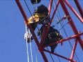 Protesters Climb Washington Crane