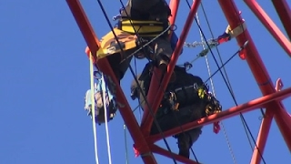 Protesters Climb Washington Crane