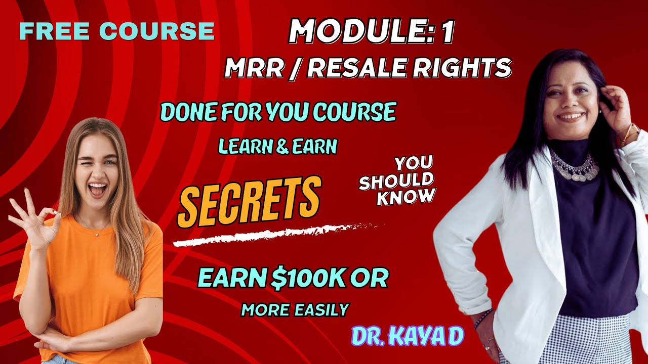 Master Resale Rights Module 1: The Ultimate Guide to Master Resale Rights #funnycomedy# ...