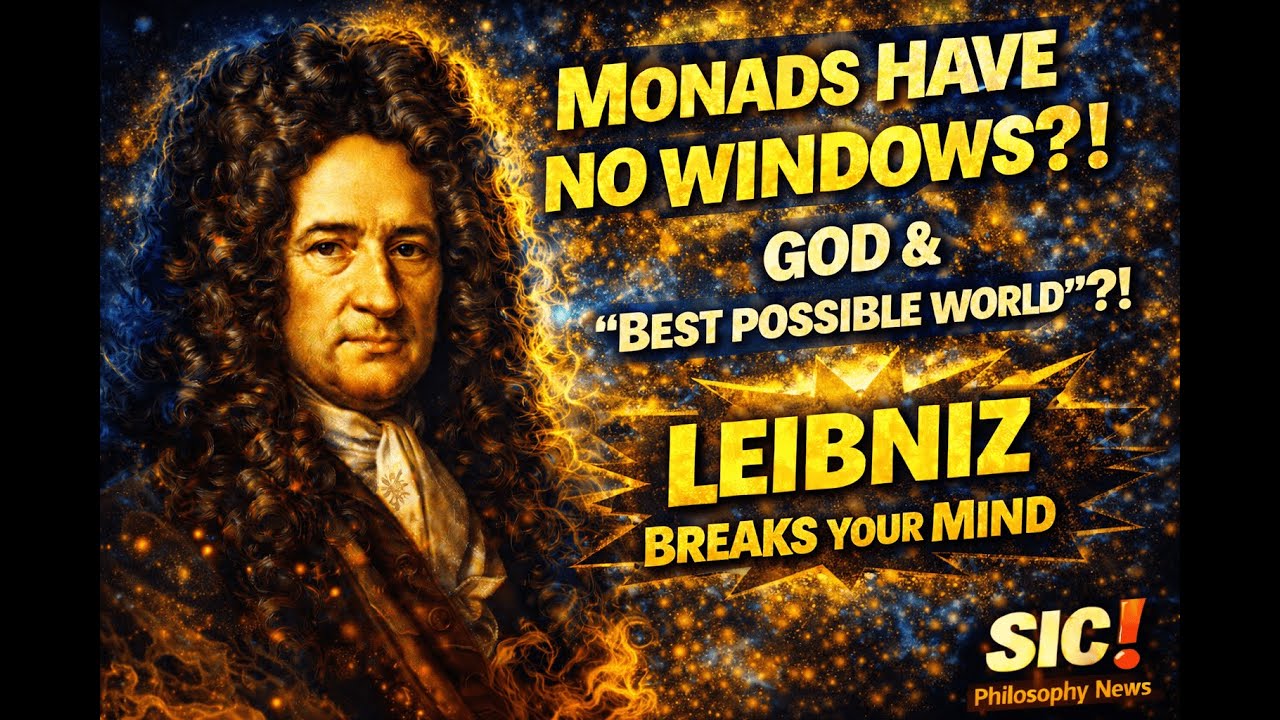 Monads Have NO Windows?! Leibniz, God, and the “Best Possible World” (41 min) | Philosophy Podcast