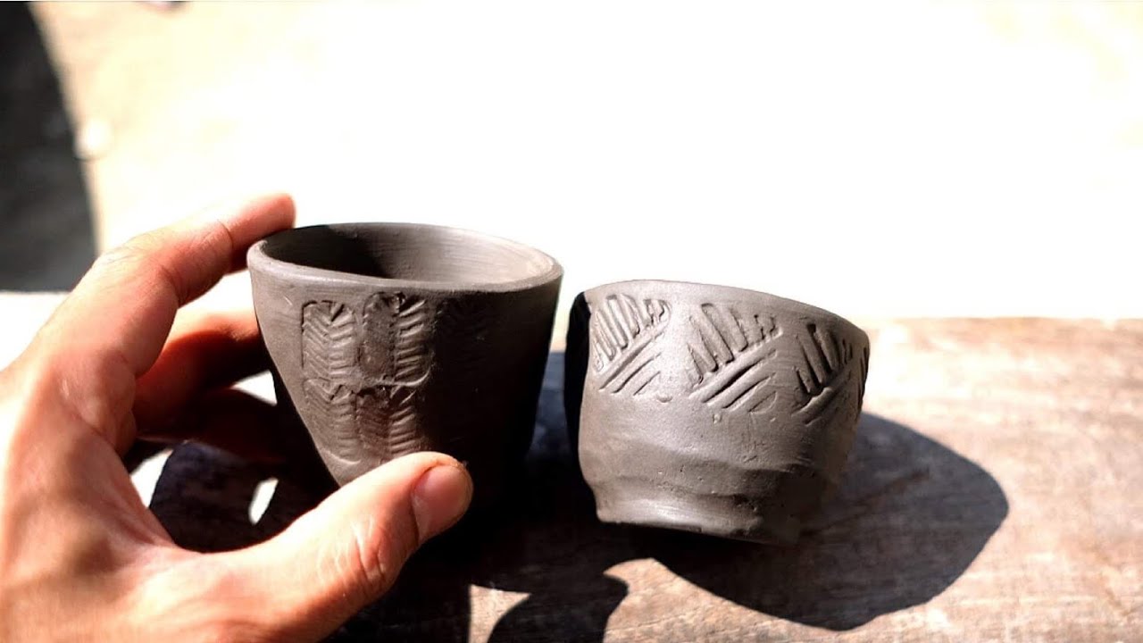 Как сделать керамическую кружку для начинающих / Создание чашки и глиняного штампа / Керамика 
