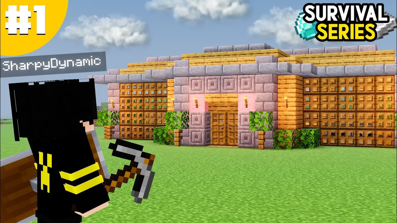 JUST A NEW BEGINNING | MINECRAFT PE SURVIVAL SERIES EPISODE #1 - YouTube