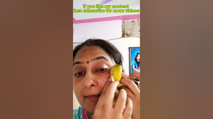 केले के छिलके को चेहरे पर लगाएं चमक आती है ||#shorts #youtubeshorts #bananafacemask