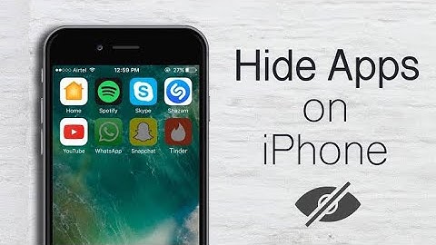 Hide/Unhide apps in iPhone(no restrictions,no Jailbreak)ios 11-13