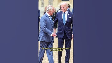King Charles and Joe Biden: The Viral Moment at Windsor Castle #shorts