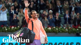 Rafael Nadal bids emotional farewell to Madrid Open