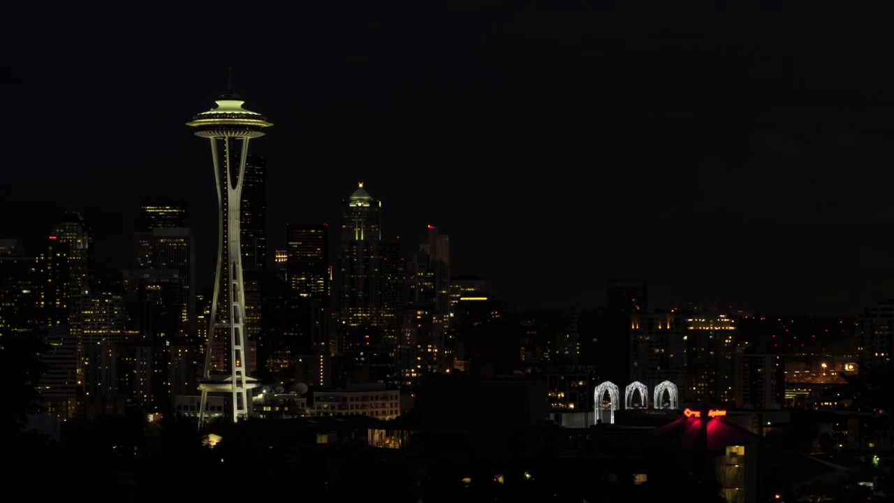 Seattle Skyline Time Shift