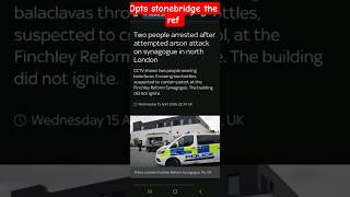 synagogue arson attack two arrested