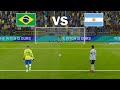 BRAZIL vs ARGENTINA - Final FIFA World Cup 2026 - Penalty Shootout | Messi vs Neymar | PES