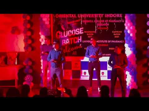 Dance performance by pharmacy student (UIP) ORIENTAL UNIVERSITY INDORE
