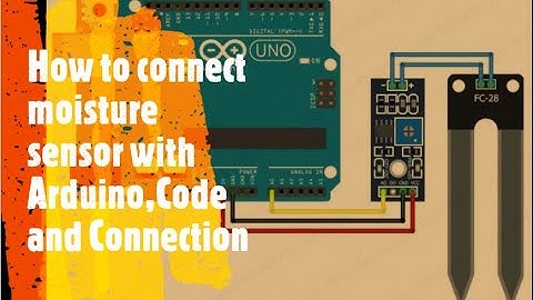 How to connect moisture sensor with arduino||Arduino Soil Moisture Sensor Getting Started Tutorial