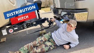 How to use a weight distribution hitch