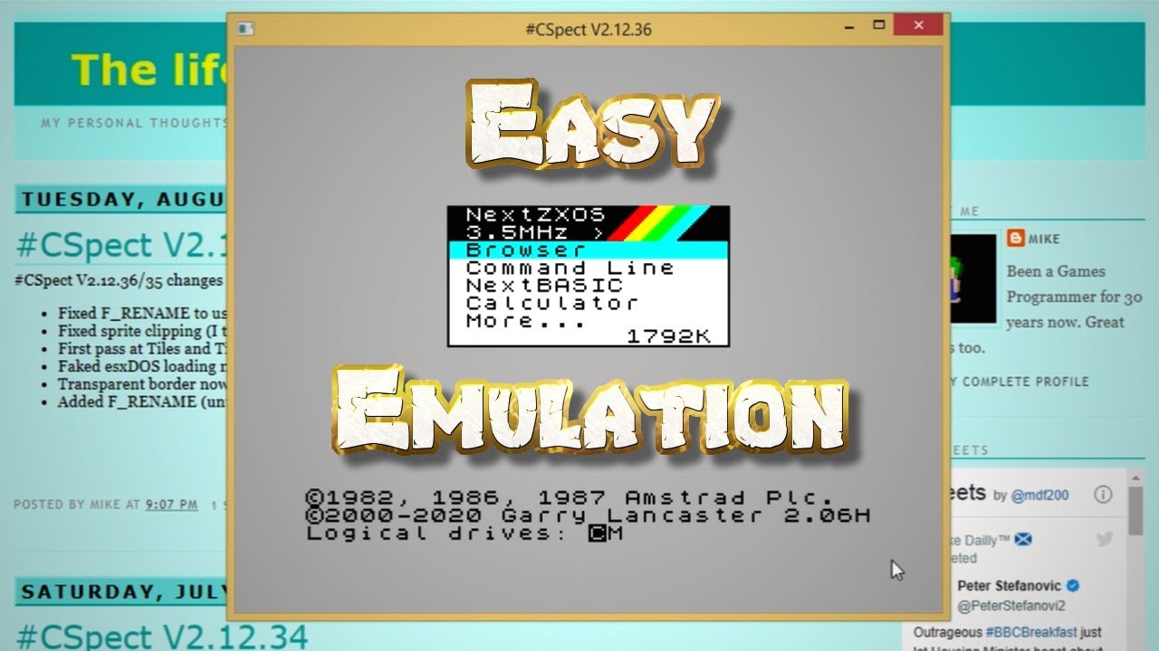 Emulating the ZX Spectrum Next - Made Easy - YouTube