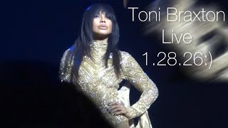 Toni Braxton Live - 'Just Be a Man About It'   HeartfeltTalk Oakland 1.28.26 😍🙏