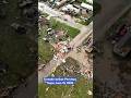 Texas tornado leaves major damage | #shorts #newvideo #trending #subscribe #youtube #weather