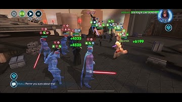 Swgoh SEE w/datacron taking on JML