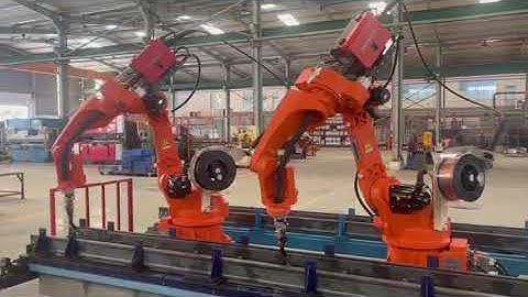 Robot hàn ứng dụng trong công nghệ hàn thang máng cáp | Video @VietducTGM