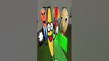 Biden, Mad BaldI, Banana and Aughhhh Chase me ¡¡¡ #garrys_mod Nextbot ¡¡¡  (Gmod)