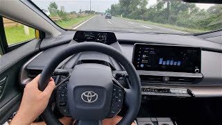 Toyota Prius Plug-in Hybrid (2023) - consumption on 130 km/h (highway, city) *empty battery*