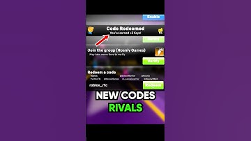 Roblox RIVALS Codes🔥 (ALL NEW WORKING!)