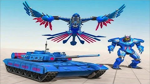 Police Robot Tank Game with Multi Robot Transformations #2 - Android Gameplay