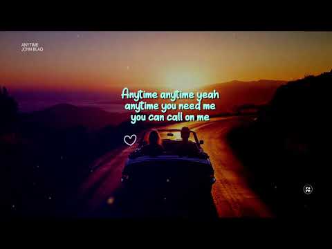 Anytime by john Blaq official lyrics video