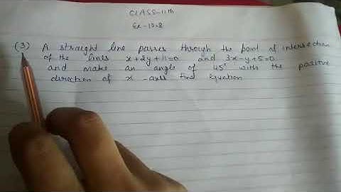 Class -11th Math chapter-10 ( Ex-10.8)