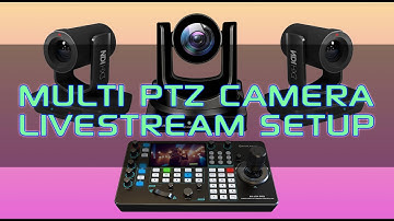Multi-Camera Live Streaming Setup, AVKANS PTZ Camera and IP Controller Bundle Settings #avkans