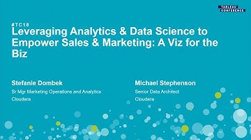 Cloudera | Leveraging analytics and data science to empower sales and marketing