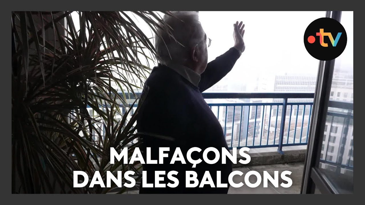 Gare aux balcons des tours Saint-Sébastien à Nancy