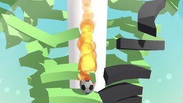 Stack Ball Game - Walkthrough Gameplay IOS Android | Video Animation 3D | MEGA GAMEPLAY #87 Shorts