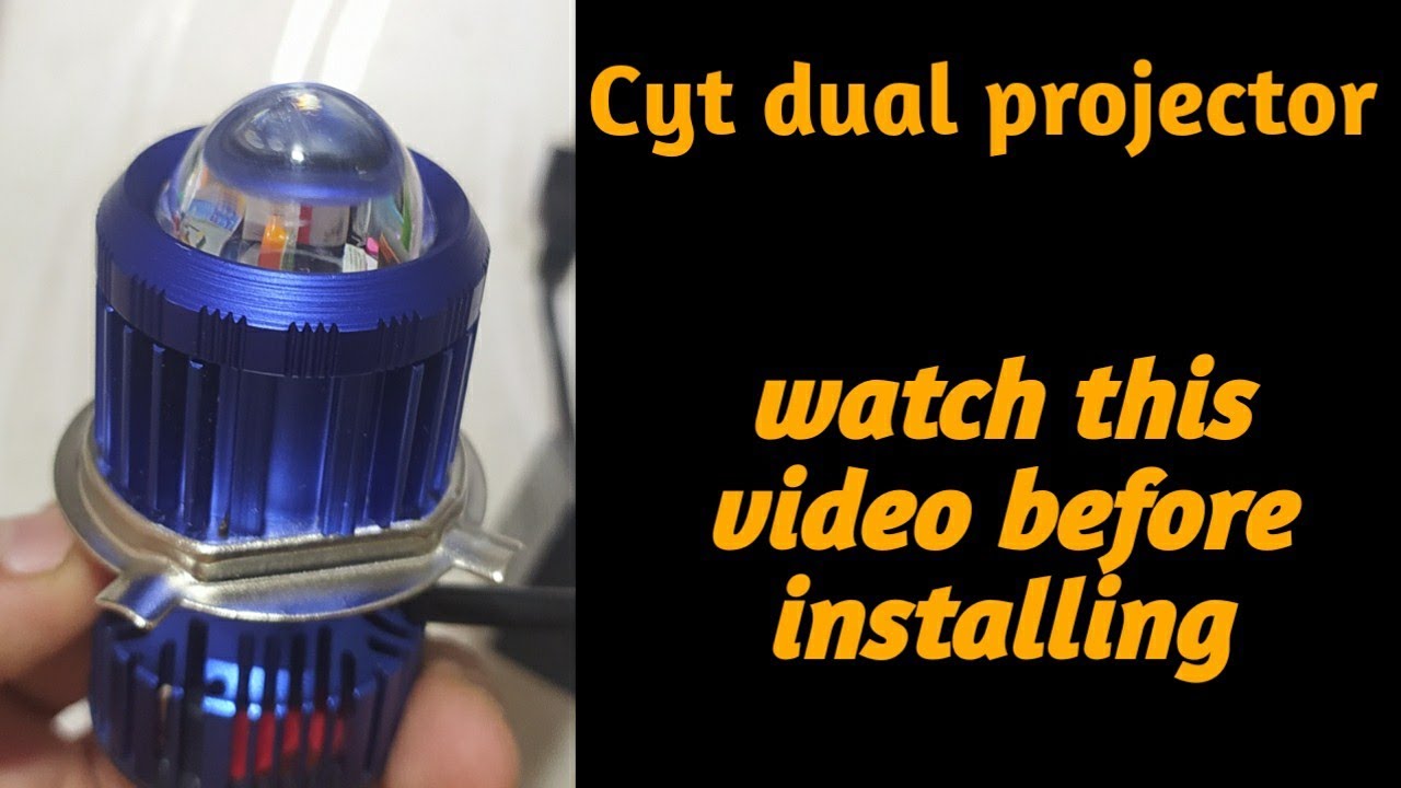 cyt v4 projector headlight - YouTube
