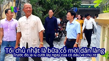 Thái Bình Quê Lúa | Toàn Cảnh Bữa Cỗ Quê Dựng Rạp Đám Cưới Vui Vẻ