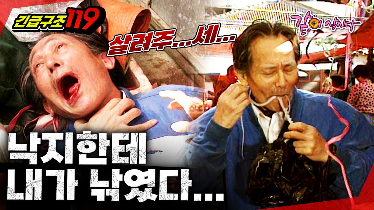 [긴급구조 119] 낙지가 아니라 내가 낙지한테 낚인 건에 대해서...ㅣKBS 1997.11.12