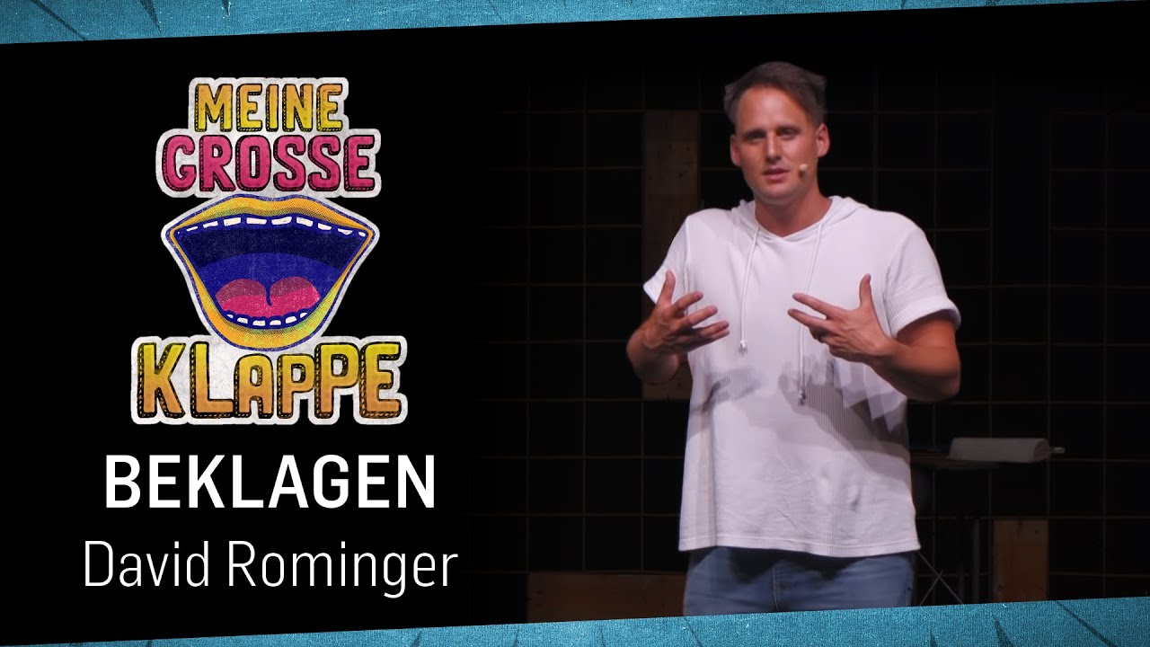 David Rominger Meine große Klappe - Beklagen (David Rominger | ICF Singen/ICF VS ...