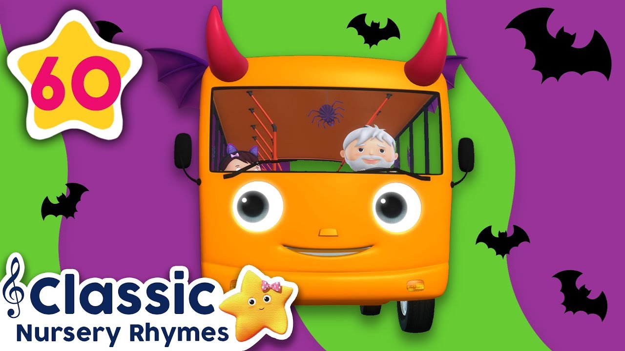 Wheels On The Bus Halloween Special Classic Nursery Rhymes Little Baby Bum YouTube