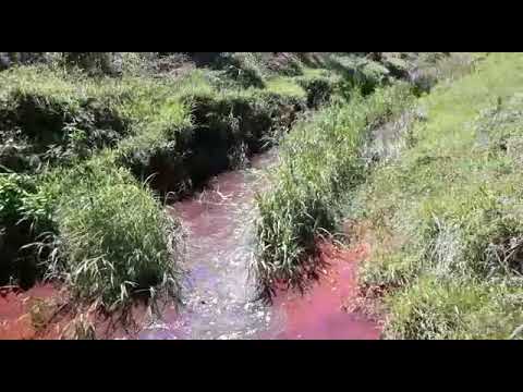 Mineroduto se rompe e despeja minério em manancial de água em Santo Antônio do Grama