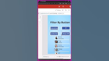 Power Apps Filter a Gallery By Button  #powerapps #canvasapps #microsoftpowerapps