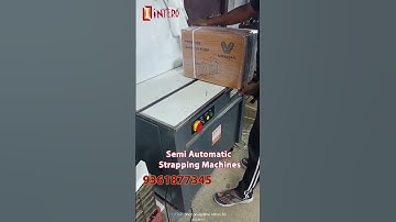Semi Automatic Strapping Machine in Action | Interopactec