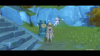 [Genshin Impact] Menyelesaikan Puzzle 4 Geo Pillar di Statue of the Seven - Sea of Clouds Luhua Pool Liyue Geo Pillar Puzzle