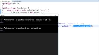 17S - Method Reuse Example - makePalindrome