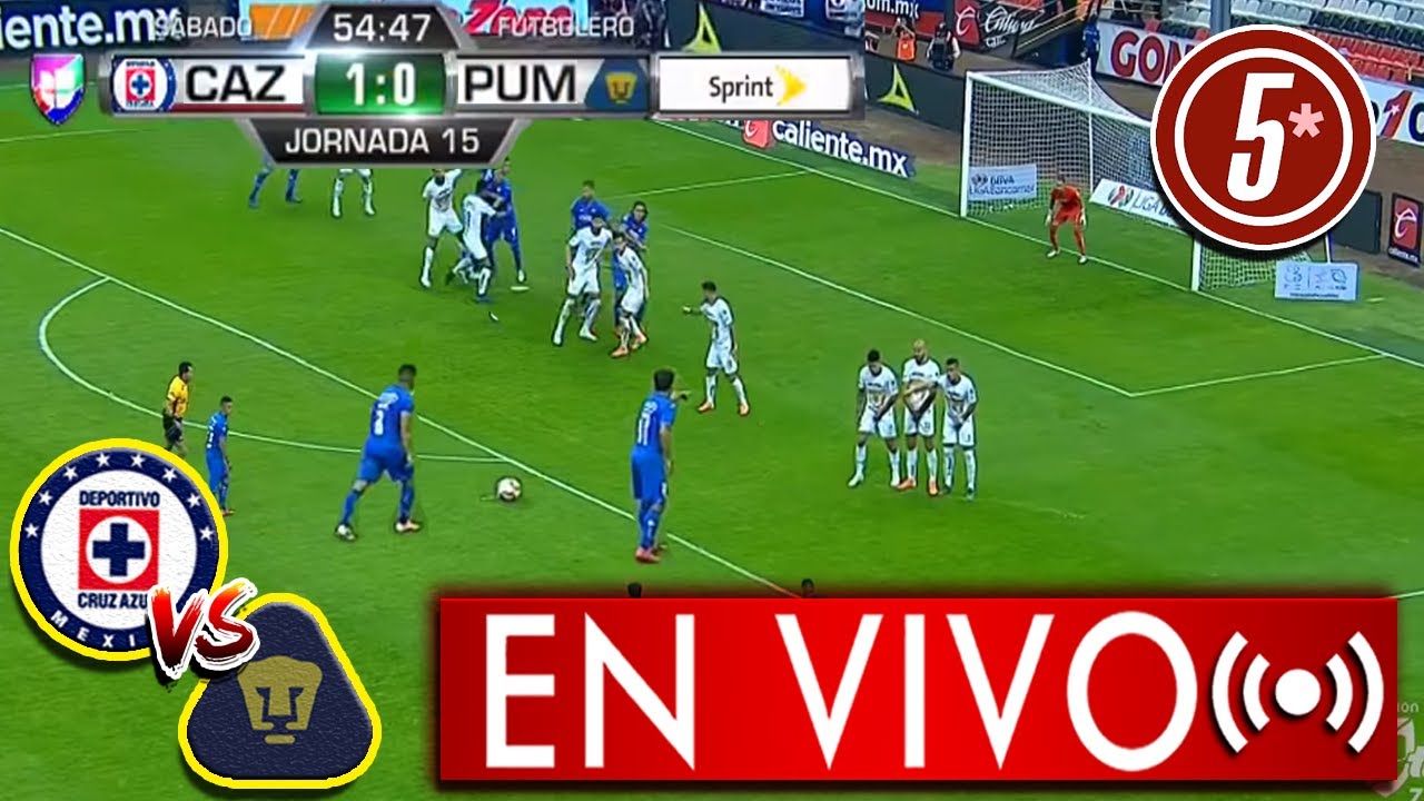 🔴Cruz Azul vs Pumas Unam En Vivo 📺donde el partido hoy, Cruz Azul Pumas En Vivo Semifinal Ida - YouTube
