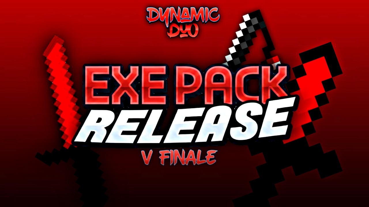 EXE PACK vFinale Red PvP texturepack Release [MCPE] - YouTube